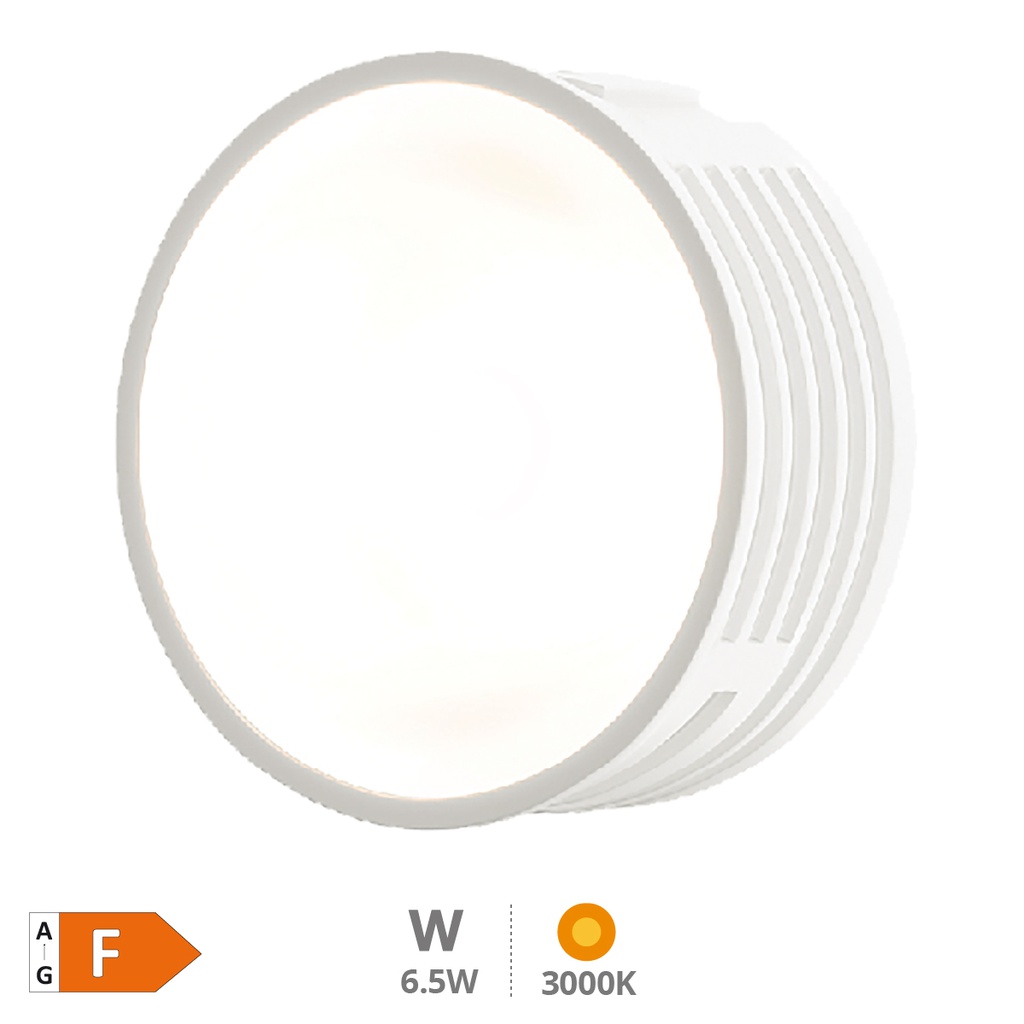 Módulo LED plano Série Andulo para focos e aros embutidos 120º 6,5W 3000K