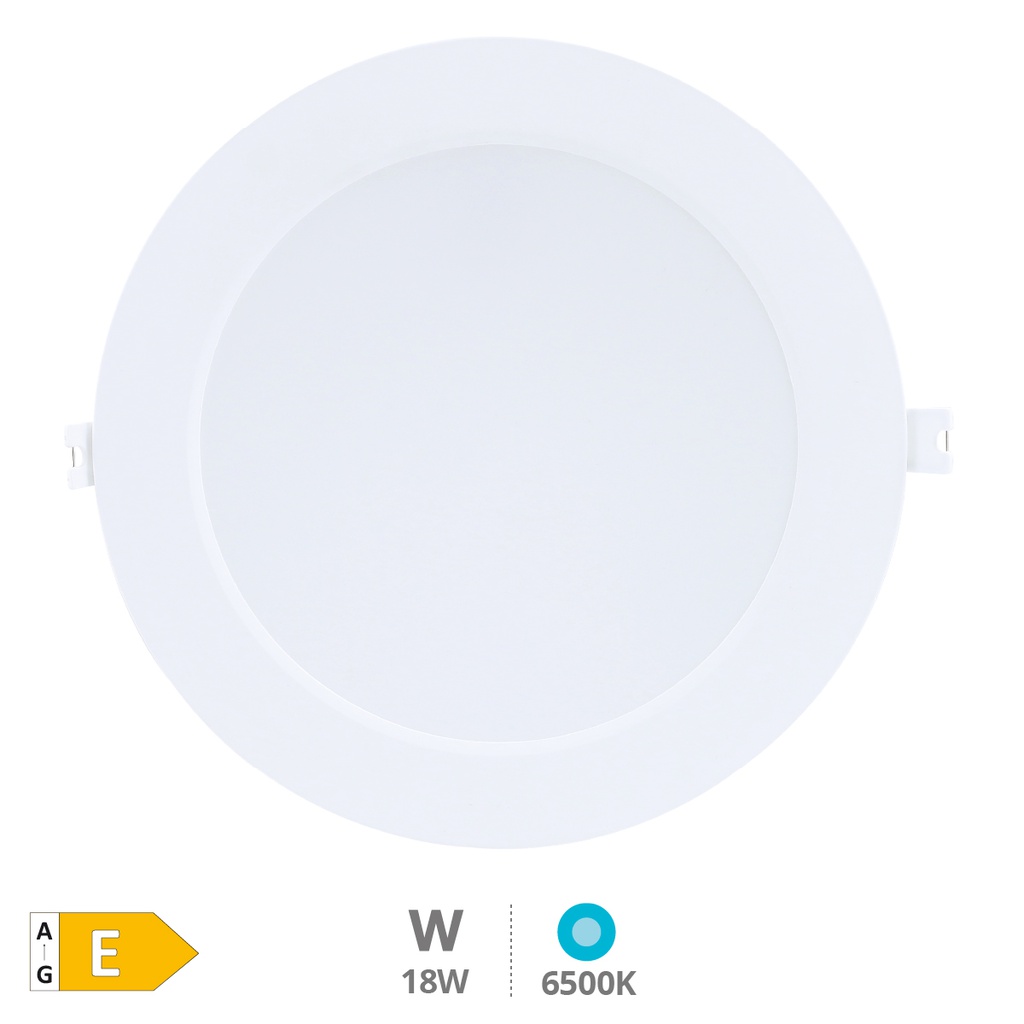 Downlight LED embutido redondo Dumba 18W 6500K Branco - Libertina