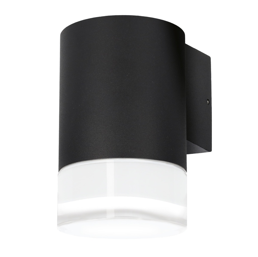 Aplique de parede Série Meluco 1 luz GU10 Max. 35W IP54 Preto