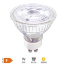 Ampoule LED dichroïque en verre 38º 5W GU10 4000K