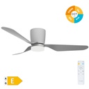 [300005059] Solesia 52' DC ceiling fan with remote control CCT 3 blades Gray