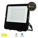 Projetor de alumínio LED Série Liwale 150W 5700K IP65 Preto - Pro Line