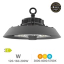 Campana industrial LED 120W-160-200W + CCT 90º - Pro Line