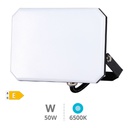 Projetor de alumínio LED Sulevai 50W 6500K IP65 Preto