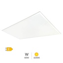Painel LED embutido retangular Luena 119,5x59,5 cm 60W 4200K Branco