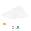 Painel LED embutido retangular Luena 119,5x59,5 cm 60W 6000K Branco