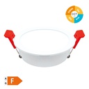 Downlight redondo encastrável compacto LED Lumati 7W 3000 - 4000 - 6000K Branco