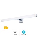 Indoor LED ABS batten for bathroom 7W 6500K IP44