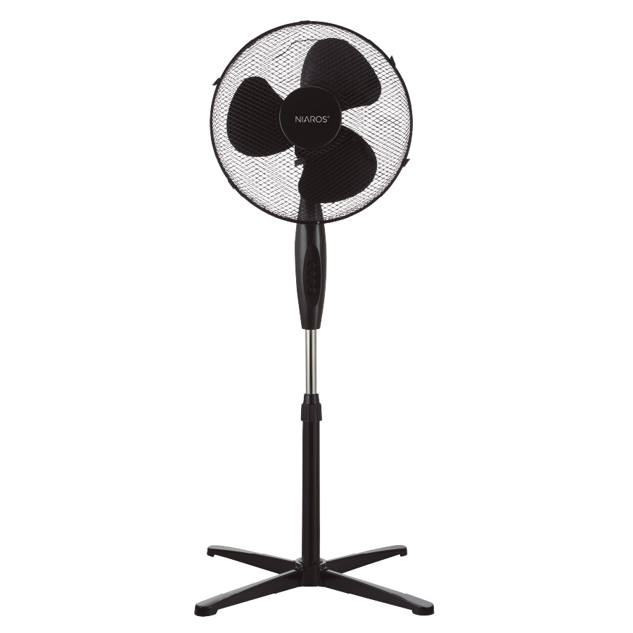 Ventilateur sur pied Nametil Ø43cm 45W noir