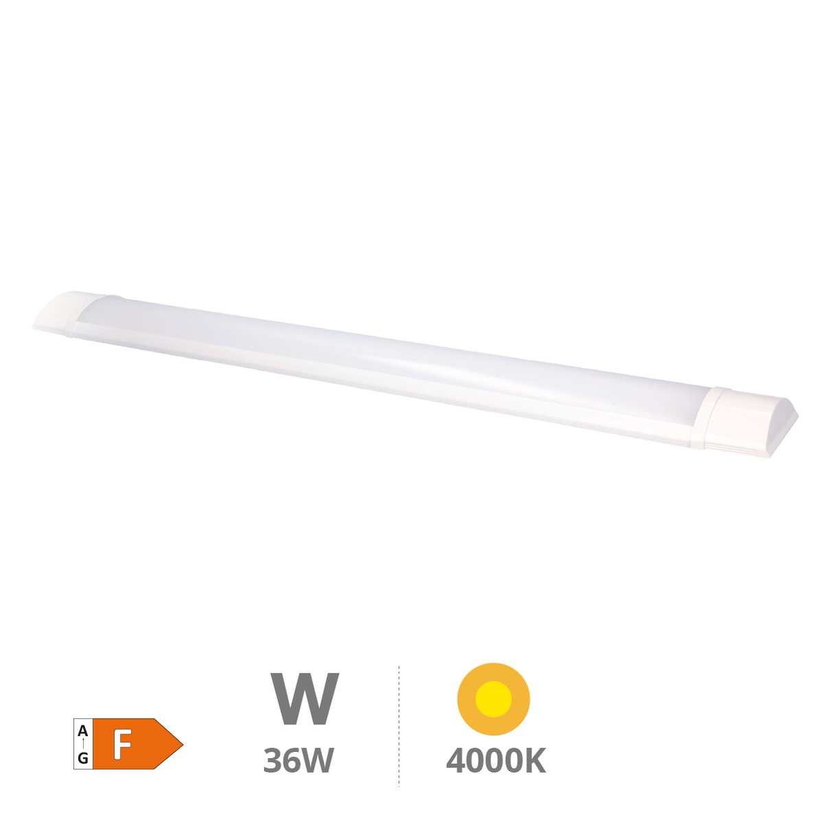 LED batten 36W 120cms 4000K