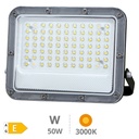Projetor de alumínio LED Belinta 50W 3000K IP65 Preto