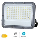 Projetor de alumínio LED Belinta 50W 6500K IP65 Preto 