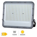 Projetor de alumínio LED Belinta 150W 4000K IP65 Preto 