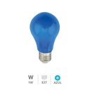 [200605009] Decorative A60 LED bulb 1W E27 Blue  
