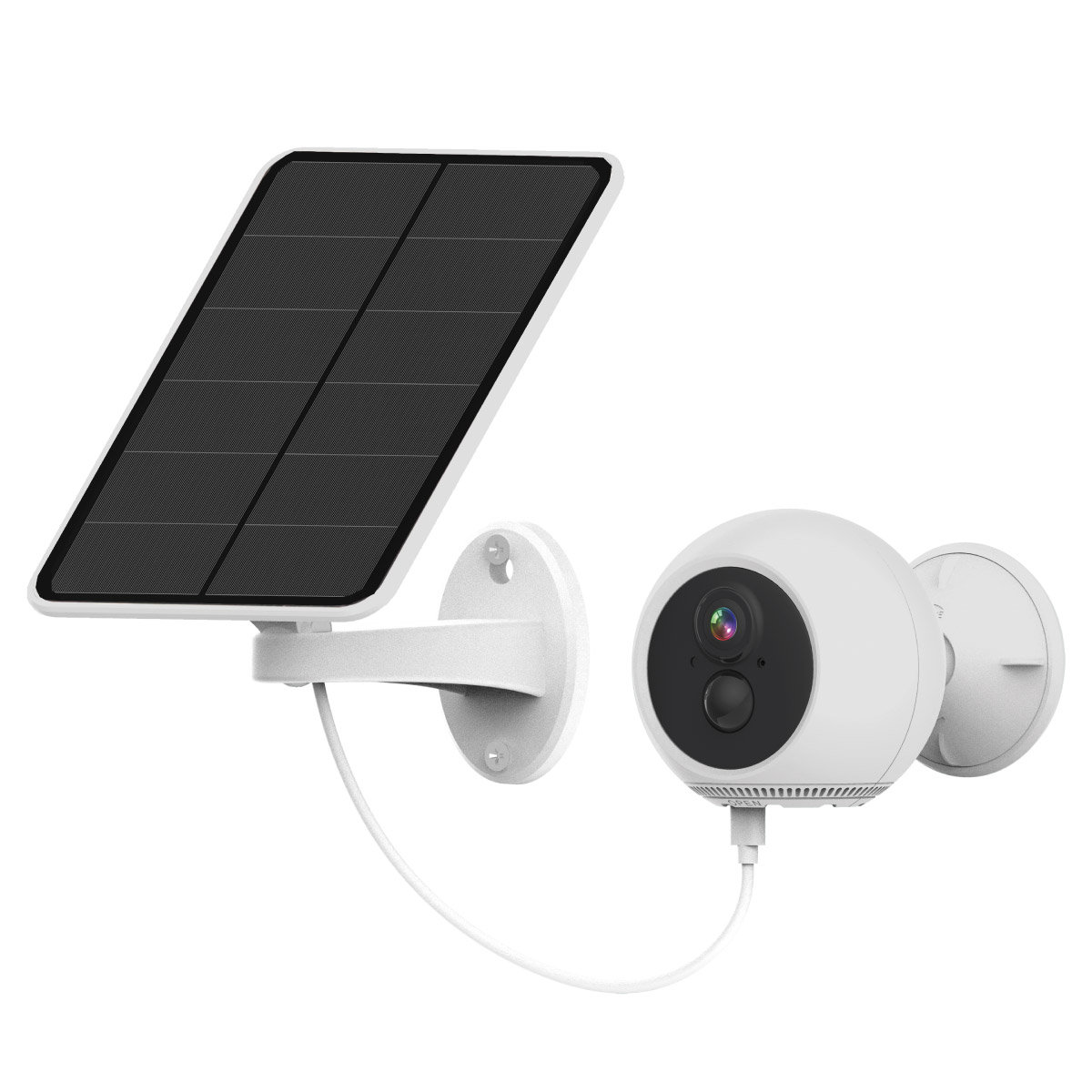 Neale Caméra solaire extérieure intelligente à connexion Wi-Fi 1080P-2MP