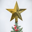 Estrela de Natal para árvore Alasia Dourado