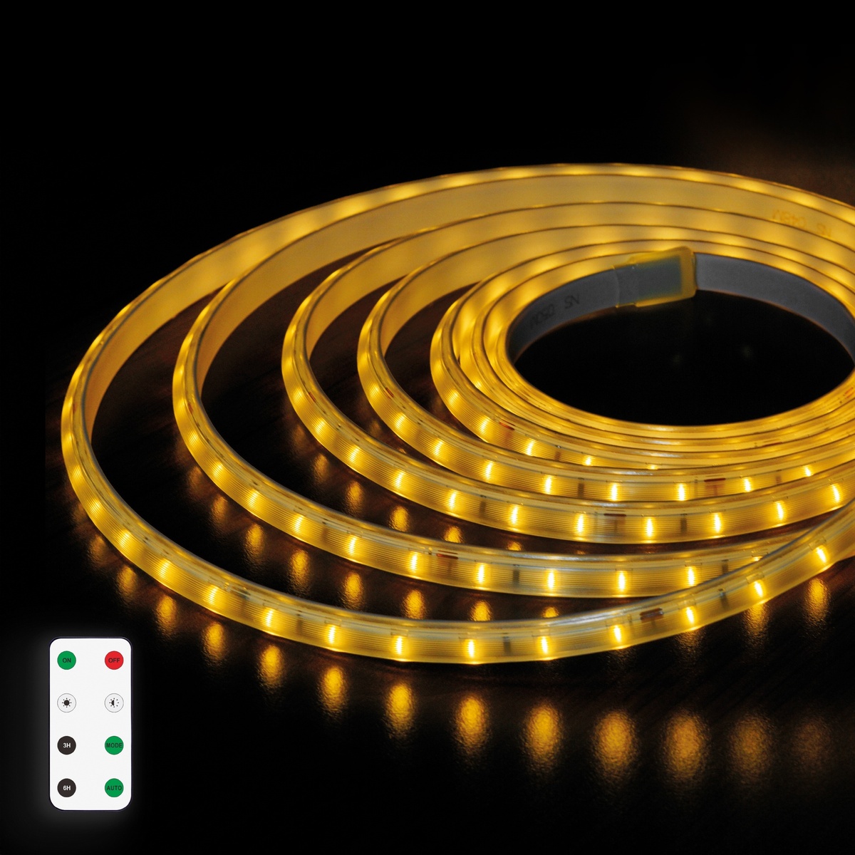 Kit 10 m fita LED solar 0,2W/m 1800K