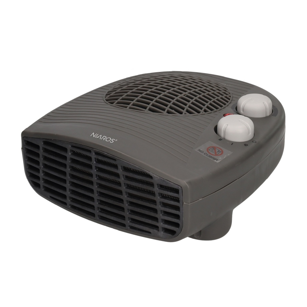 Calefactor eléctrico horizontal Besah Máx. 2000W Gris antracita