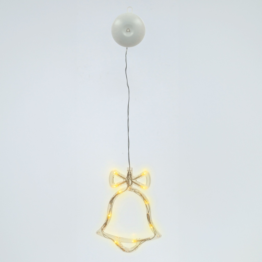 Cloche de Noël à LED suspendue, 3xAAA