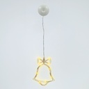 Bell LED hanging decoration 3xAAA