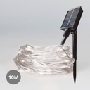 LED Solar Garland 10M 8 functions Cold light