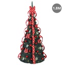 Arbre conique pliant décoré de lumières Niah 1,8M