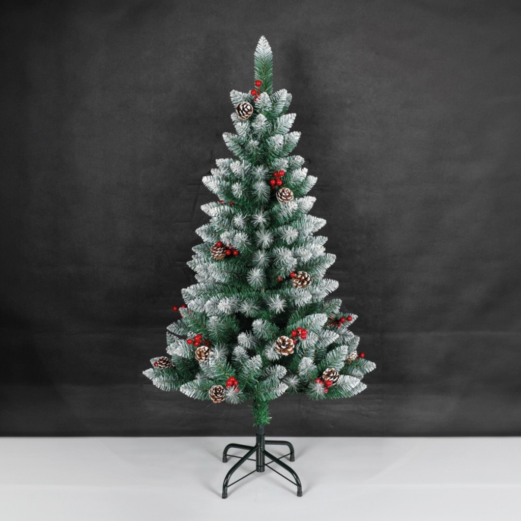 Haur Artificial Christmas tree 1,5M 326 branches with berries and pinecones