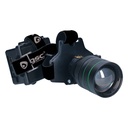 Lanterna de cabeça LED com zoom recarregável USB 2800 lm