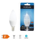 Ampoule à LED flamme 6W E14 6000K - boîte prés. de 12 u