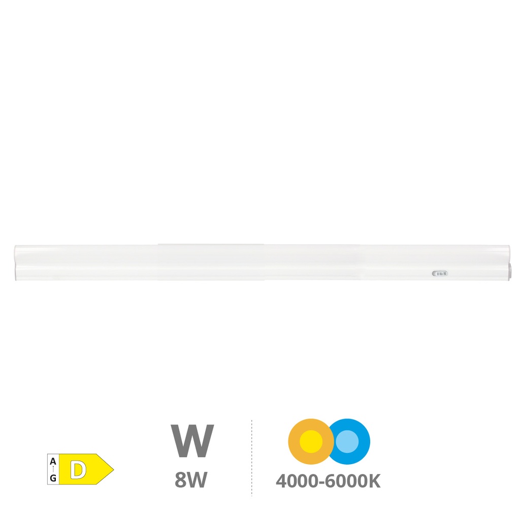 Regleta LED T5 Siluas 600mm 8W 4000 - 6000K