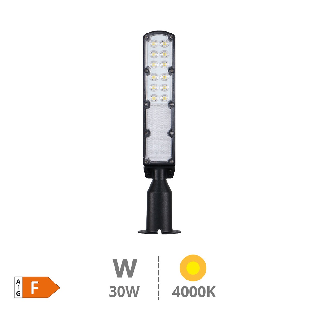 Candeeiro LED de rua Kudat 30W 4000K IP65