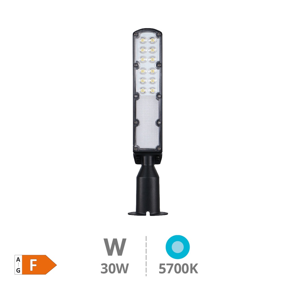 Candeeiro LED de rua Kudat 30W 5700K IP65
