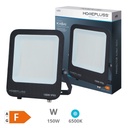 Kasai Projecteur verticale aluminium LED 150W 6500K IP65 noir