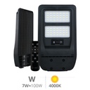 Candeeiro LED de rua solar Buat com sensor de movimento e luminosidade 7W 4000K IP65
