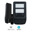 Candeeiro LED de rua solar Buat com sensor de movimento e luminosidade 7W 6500K IP65