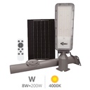Candeeiro LED de rua solar Longbia 8W 4000K IP65 - Pro Line
