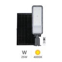 Candeeiro LED de rua solar Longbia 13W 4000K IP65 - Pro Line