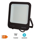 Santadi aluminum LED floodlight 150W 6500K IP65 Black