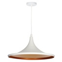 Lâmpada de teto pendente Série Bauchi E27 Ø350mm Branco
