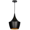 Lâmpada de teto pendente Série Gombe E27 Ø240mm Preto