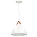 Lâmpada de teto pendente Série Dianza E27 Ø270mm Branco