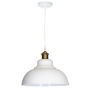 Lâmpada de teto pendente Série Akure E27 Ø290mm Branco