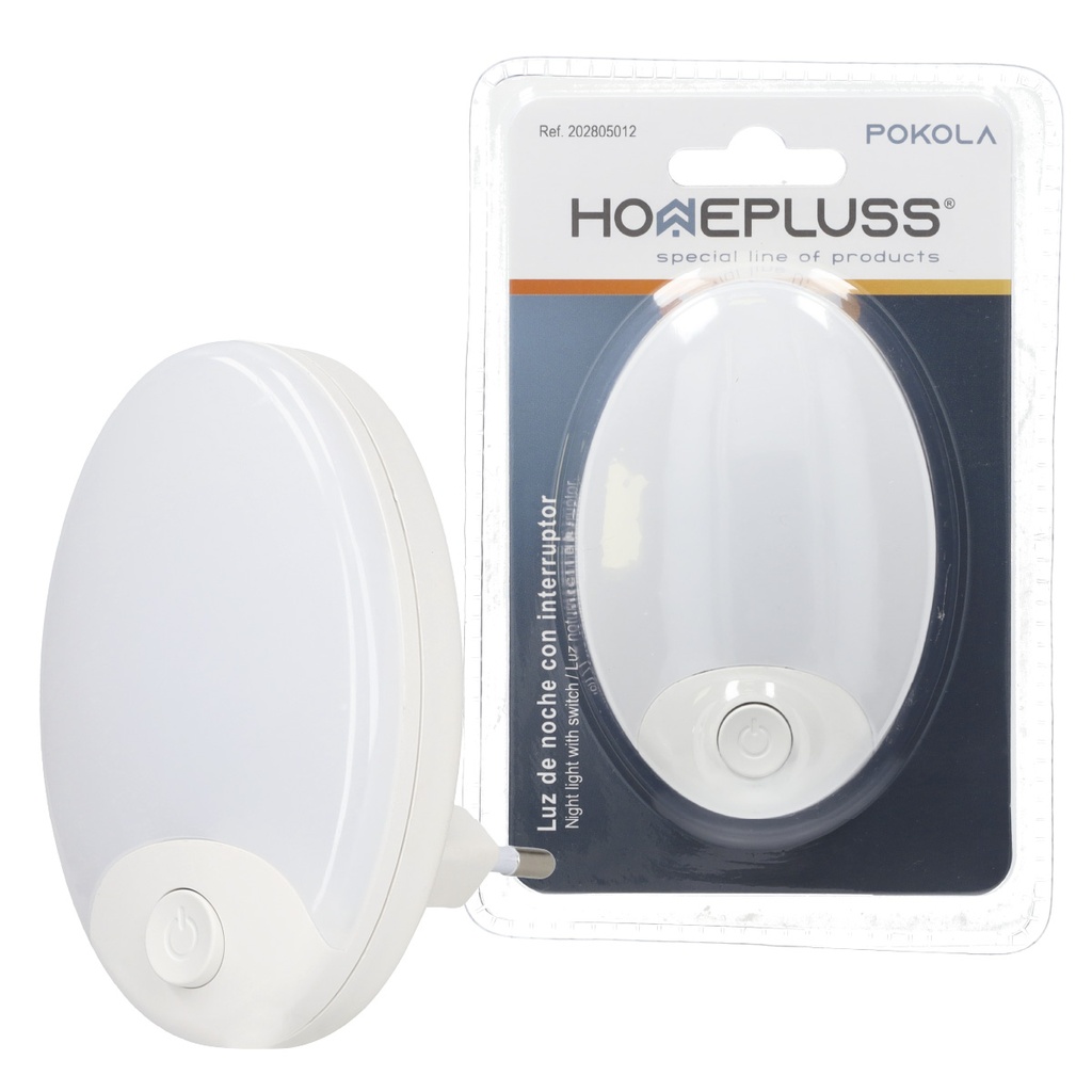 Pokola LED night light with switch 1W