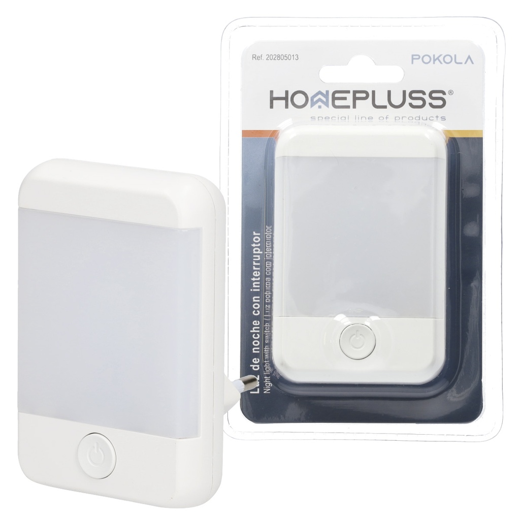 Pokola LED night light with switch 1W