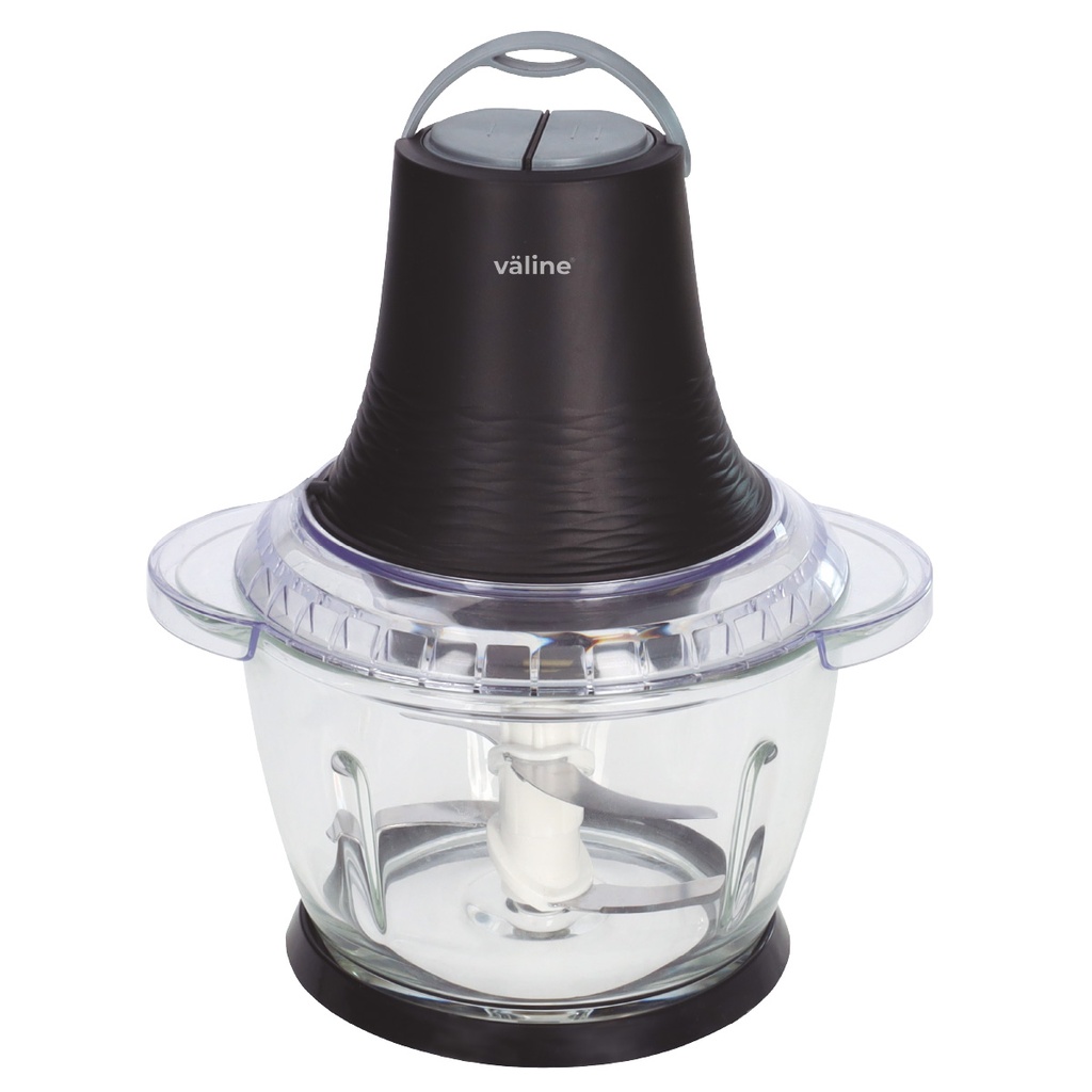 Picadora con bol de cristal 300W