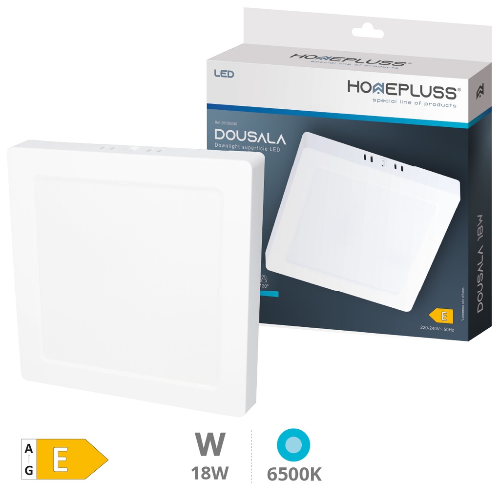 Dousala squared Surface downlight 18W 6500K White