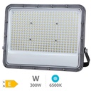 Projetor de alumínio LED Belinta 300W 6500K IP65 Preto 