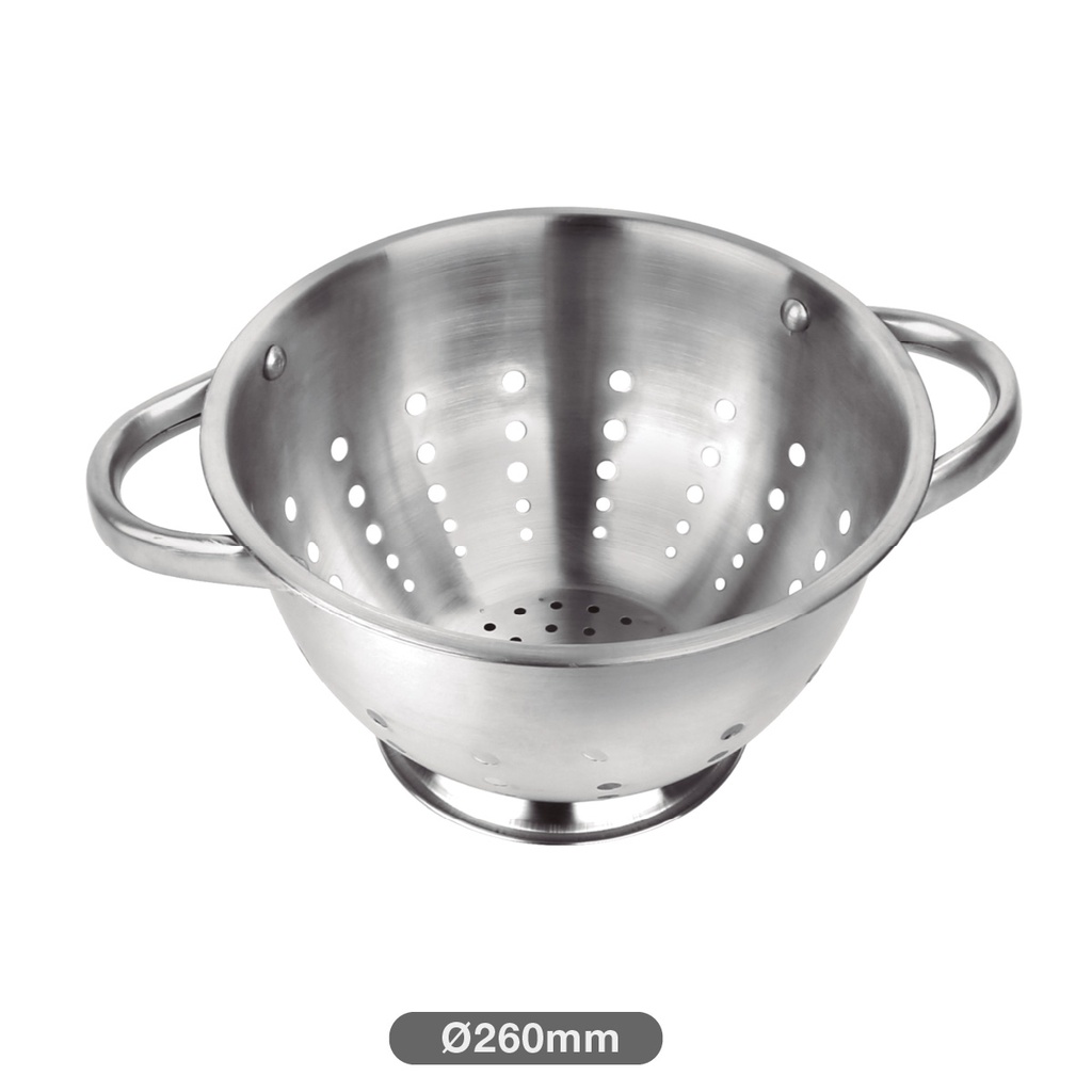 Escorredor com asas aço inox Ø21,8cm