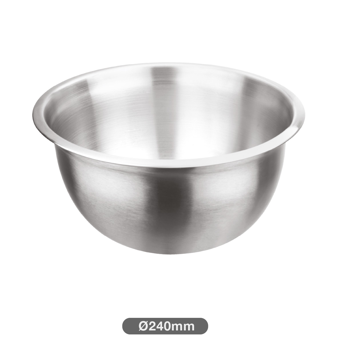 Tigela medidora aço inox Ø24cm