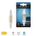 Linear LED bulb 78mm 7W R7s 6000K - 6u retractable